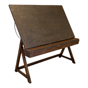 Antique Adjustable Drafting Table. Architecture. Industrial. Furniture.