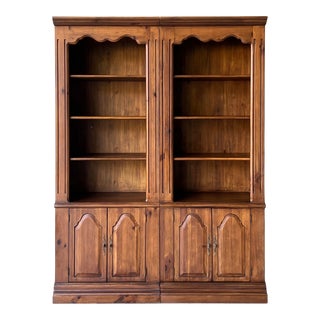 Habersham Plantation Pine Bookcases - a Pair For Sale