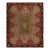 Late 18th Century Antique Aubusson Flatweave Rug in Red With Floral Patterns For Sale