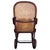 Victorian style Thonet number 02 bent oak Daybed/Chaise Lounge features an elegant, sculptural frame crafted from warm-...