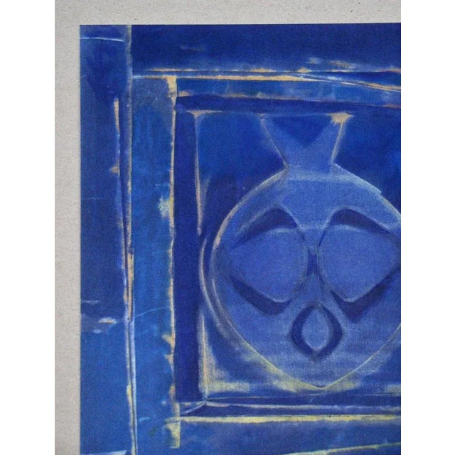 Modern After Max Ernst, Vase Bleue, 1958, Stencil in Colors For Sale - Image 3 of 12