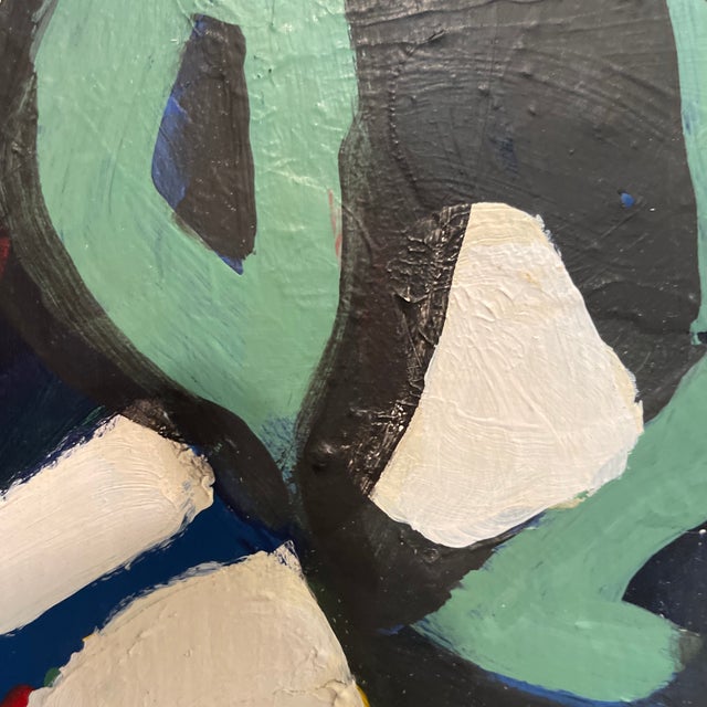 “After Miro” by John Frates # 1740, Mid Century Modern,COA, 24x80x1 1/2 In., 20 Lbs., Free Delivery to Some Locations For Sale - Image 4 of 6