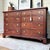 Vintage Craftique Solid Mahogany Double Dresser | Chippendale Dresser For Sale In Raleigh - Image 6 of 11