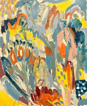 "Peacock Garden" Oil Painting by Paul Wadsworth