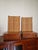 Brown Bedside Tables with Vienna Straw Panels attributed to Hans J. Wegner for Getama, 1950s, Set of 2 For Sale - Image 8 of 18