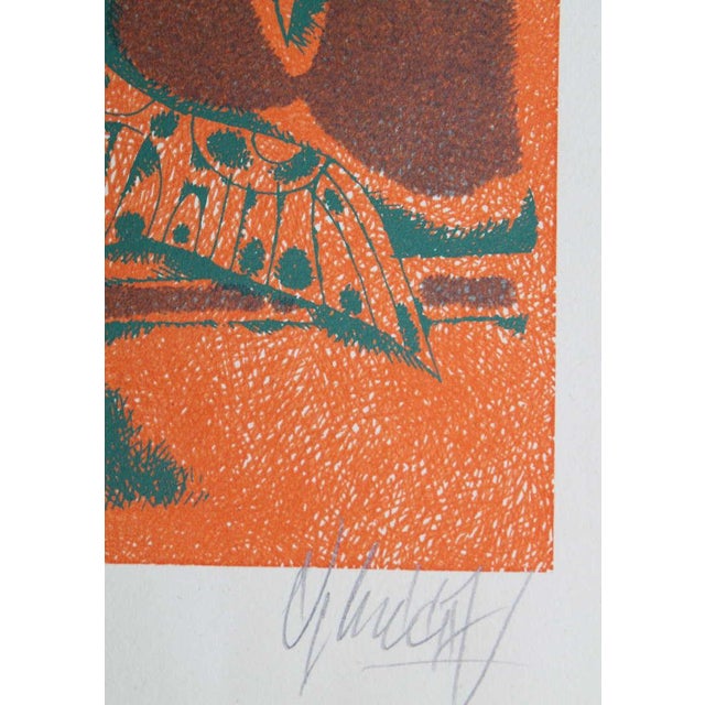Contemporary Yargo De Lucca, Inuit-Inspired Silkscreen Print, "Canada Suite Series", Ed. 6/20, 1976-1977 For Sale - Image 3 of 8