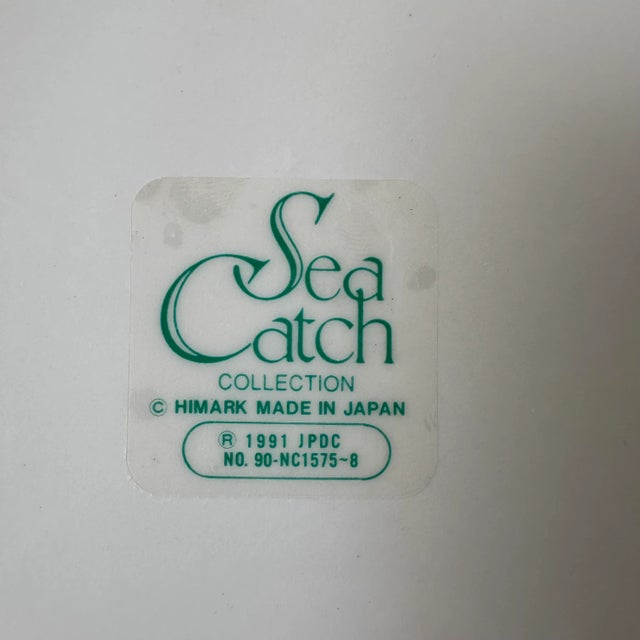 1991 Himark Sea Catch Seashore Serving Set Tureen Japan- 10 Pieces For Sale - Image 4 of 9