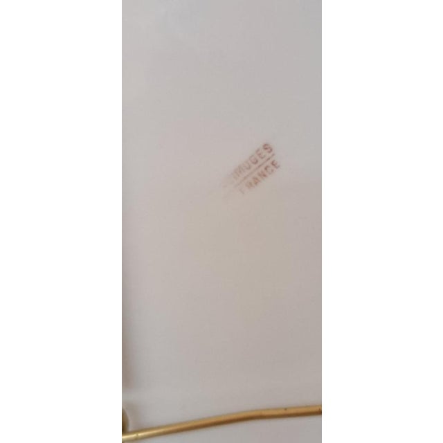 Limoges Porcelain Plates, 1950s, Set of 2 For Sale - Image 6 of 12