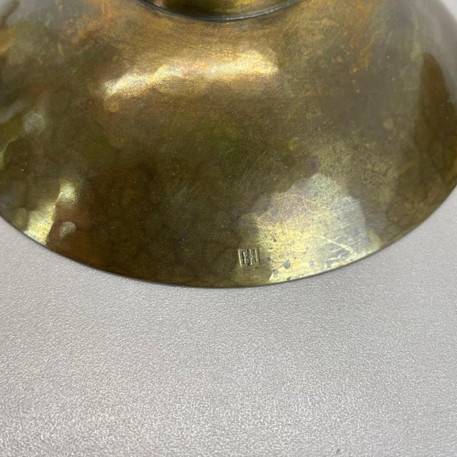 Bauhaus Brass Shell Plates from Hayno Focken, Germany, 1950s, Set of 2 For Sale - Image 17 of 18