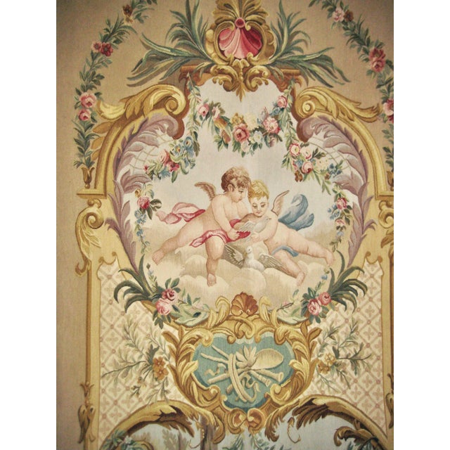 In the tradition of the pastoral scenes so famous at the time , you will find a lovely scene with two ladies posing and a...