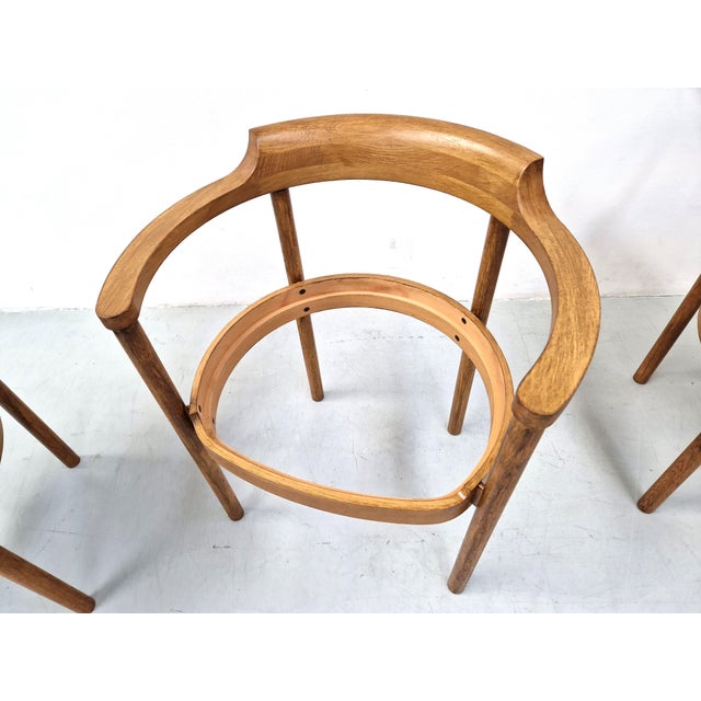 Vintage M40 Chairs by Henning Jensen & Torben Valeur for Munch Møbler, 1970s, Set of 3 For Sale - Image 6 of 11