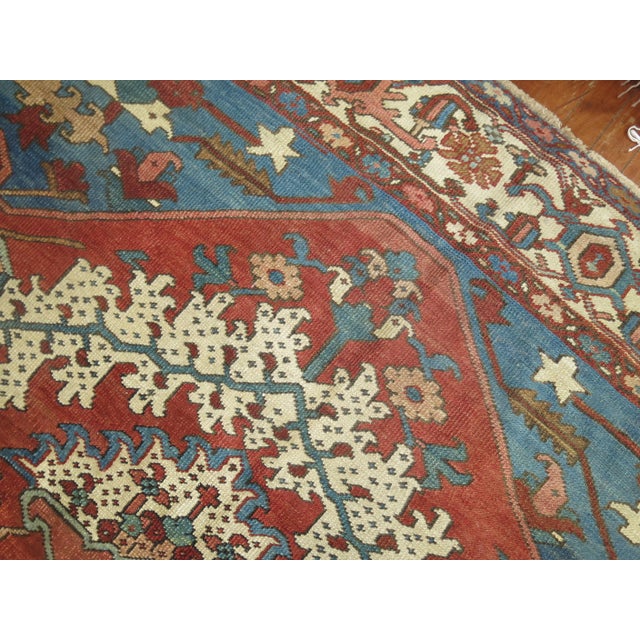 19th Century Antique Bakshaish Rug, 10' X 11'9'' For Sale - Image 4 of 12