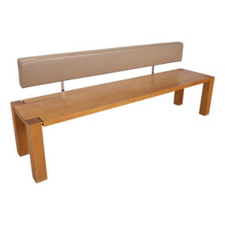 Wooden Bench in Brown by Janua For Sale