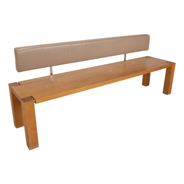 Wooden Bench in Brown by Janua For Sale