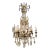 19th Century Large Scale English Gilt Bronze and Crystal Chandelier For Sale