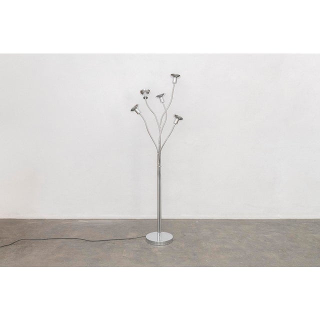 Vintage Industrial Floor Lamp by Pierre Folie, 1970s For Sale - Image 5 of 5