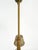Metal Swedish Brass Chandelier with Original Pleated Silk Shades, 1950 For Sale - Image 7 of 9