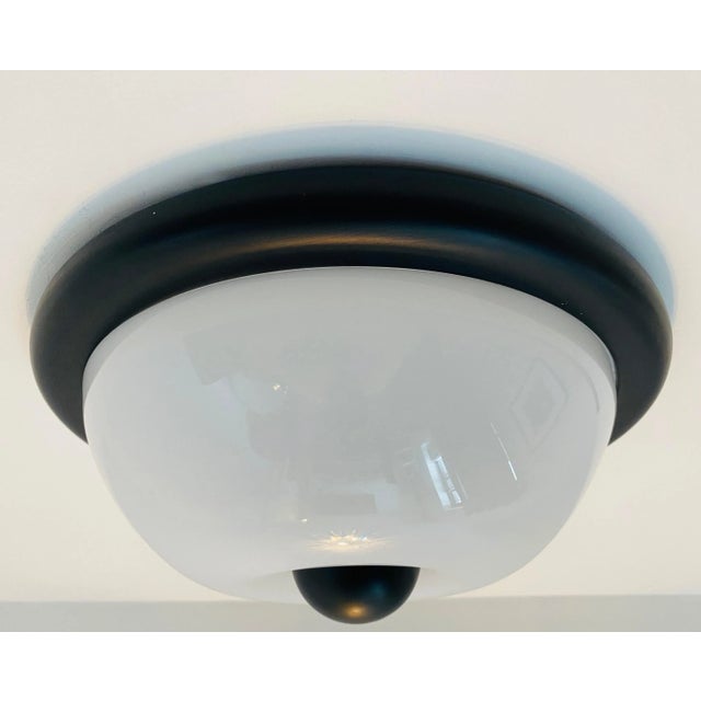 1980s 1980s Italian Art Tech Fabbian Flush Light Sconce For Sale - Image 5 of 13