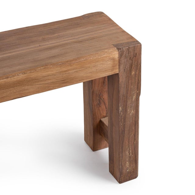 Rustic Salvaged Wood Rustic Farmhouse Console Table For Sale - Image 3 of 5