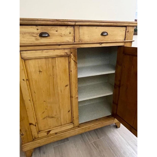 Antique Late 19th Century Wooden Sideboard, Italy, 1890s For Sale - Image 4 of 14