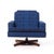 Mid 20th Century Fredrik Kayser Model 807 Mid Century Norwegian Swivel Lounge Chairs - Pair For Sale - Image 5 of 12