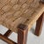 Rope and Dark Oak Side Chair, 1940s France For Sale - Image 10 of 10