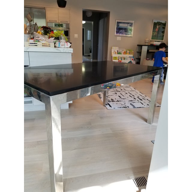 Mitchell + Gold Black Quartz Top Dining Table Chairish