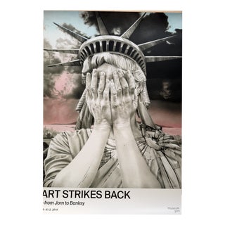 Art Strike Back Exhibition Poster by Gee Vaucher, Denmark, 2019 For Sale