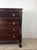 Antique Empire Mahogany Chest of Drawers With Glass Hardware For Sale In Philadelphia - Image 6 of 18