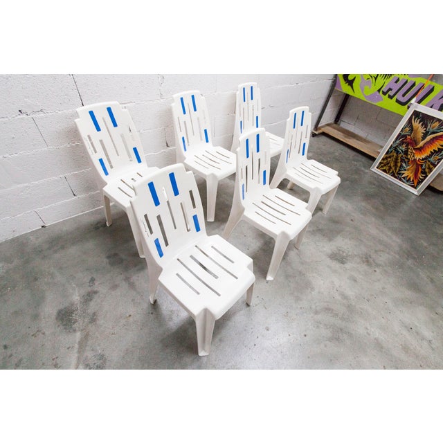 Vintage Samba Chairs by Massonnet for Stamp, 1990, Set of 6 For Sale - Image 6 of 18
