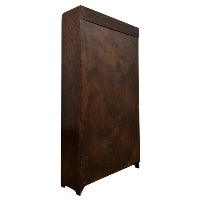 Early 20th Century Antique English Oak Open Bookcase For Sale - Image 9 of 11