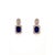 2010s Natural Sapphire Diamond Earrings 14k W Gold 2.84 TCW Certified For Sale - Image 5 of 13