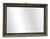 19th Century Napoleon III Wall Mirror in Blackened Wood and Gilded Stucco, 1890s For Sale