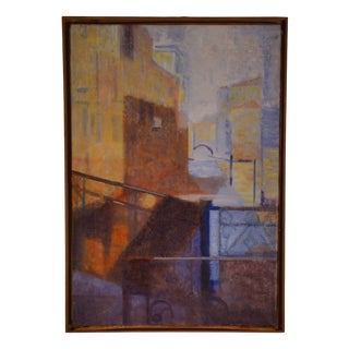 Monique Breton-Prouté Dite Pehem, Abstract Scene of Venice, 1970s, Print For Sale