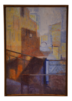 Monique Breton-Prouté Dite Pehem, Abstract Scene of Venice, 1970s, Print