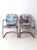 Mid-Century Metal Patio Chairs Pair For Sale - Image 10 of 12
