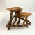 1970s Folk Arts & Crafts Rustic Live Edge 3-Tier Plant Stand or Side Table For Sale - Image 4 of 12