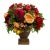 Classical Faux Rose + Fruit Floral Arrangement For Sale