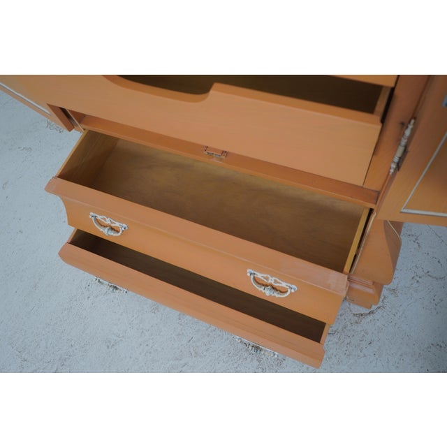 Italian Paint Decorated 2 Door Armoire For Sale In Philadelphia - Image 6 of 18