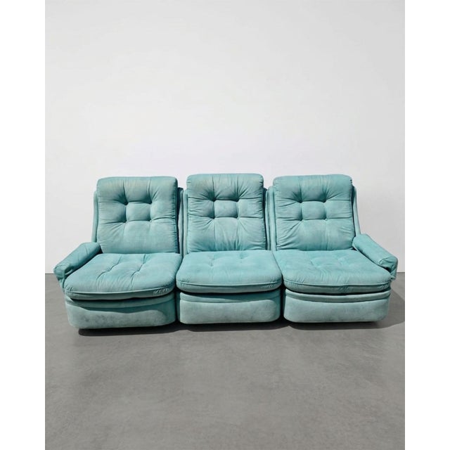 Vintage Modular Sofa by Michel Cadestin for Orchid Edition, 1970s, Set of 3 For Sale - Image 4 of 18