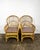 Vintage Rattan Bamboo Fan Back Chairs- A Pair For Sale - Image 10 of 10