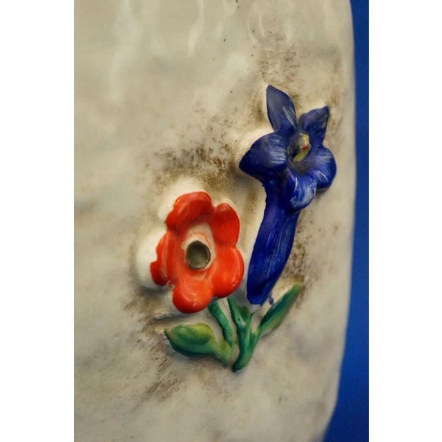 Art Deco Hummel Series Ceramic Bottle with Bas-Relief Decoration by Franz Goebel, Germany, 1920s For Sale - Image 18 of 18