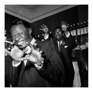 1955 Nat 'King' Cole and Sammy Davis Jr. At the Villa Capri Photograph