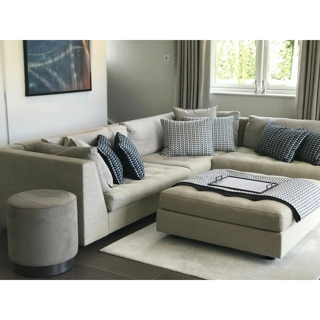 Textile Large Belo Pattern Curvature Cushion Collection by Casa Botelho For Sale - Image 7 of 10