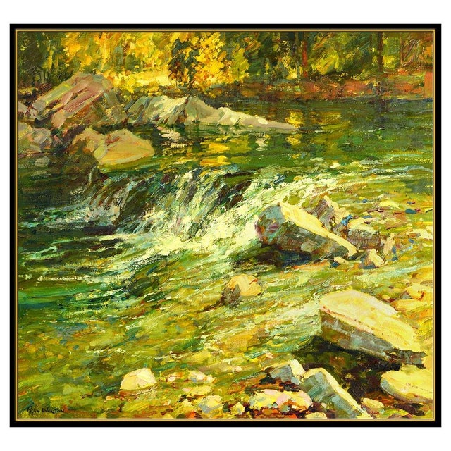 Abstract Expressionism Late 20th Century Little Falls, Alan Wolton For Sale - Image 3 of 5