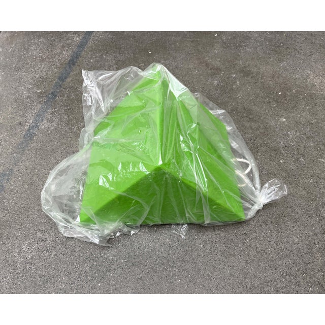 Green Postmodern Green Prism Shape Floor or Table Lamp from Heico, 1980s For Sale - Image 8 of 18
