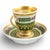 Amtique Empire Porcelain Cup and Saucer, 1820, Set of 2 For Sale - Image 5 of 14