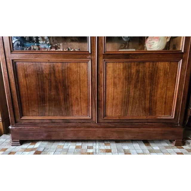 Large Walnut Veneer & Oak Cabinet For Sale - Image 4 of 16