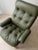 Rybo Rykken Chair in Green Leather by Solheim For Sale - Image 4 of 15