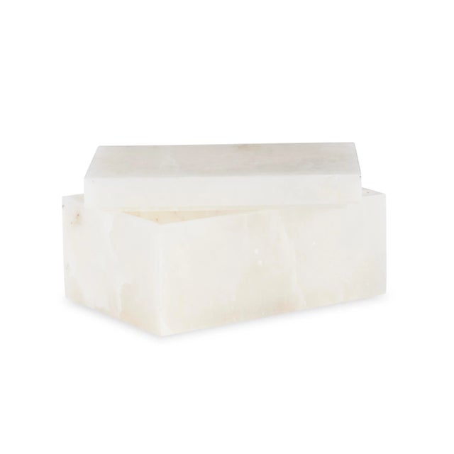 Traditional Maitland-Smith Large Alabaster Box For Sale - Image 3 of 3